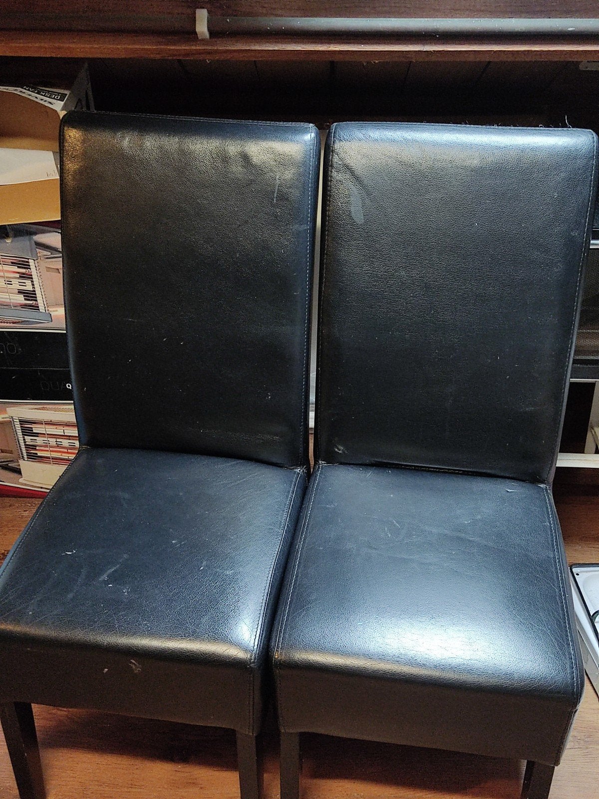 eetkamerstoelen, Ophalen, Kunststof, Gebruikt, Bruin