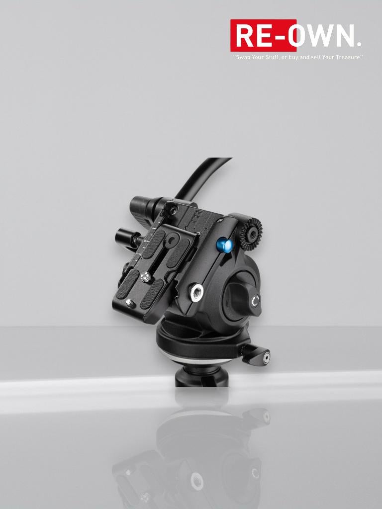 Benro S6pro videokop + handle (topstaat+ doos + garantie), Bentro, ., Overige typen, Ophalen of Verzenden