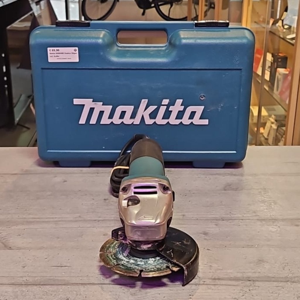 Makita 9558HNR Haakse Slijper Incl: Koffer, Makita, Gebruikt, Support@makita.com, Makita Corporation, 3-11-8, Sumiyoshi-cho, 
Anjo, Aichi 446-8502
Japan