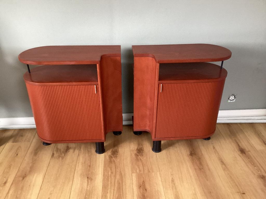 Nachtkastjes  Auping, Huis en Inrichting, Slaapkamer | Nachtkastjes, Ophalen, Gebruikt, 55 tot 70 cm, 65 cm of meer