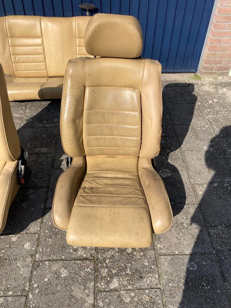 Interieur VW Scirocco type 1 - Beige Leder, Auto-onderdelen, Interieur en Bekleding, Ophalen, Gebruikt, Volkswagen