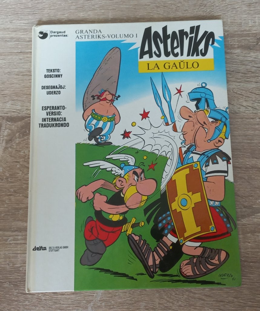 Asteriks La Gaūlo (Asterix de Galliër, Esperanto 1e druk), Boeken, Eén stripboek, Ophalen of Verzenden, Zo goed als nieuw, Goscinny & Uderzo