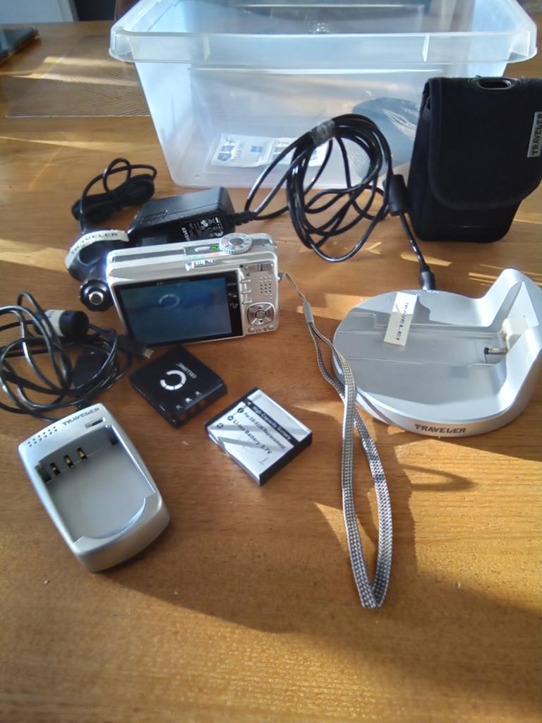 Traveler vakantie camera met tasje, Ophalen, Zo goed als nieuw, Compact, Overige Merken