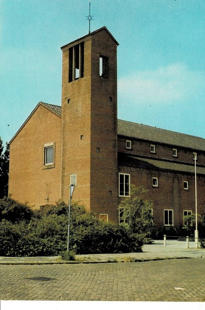 Badhoevedorp, Kerk, Verzamelen, Ansichtkaarten | Nederland, Ophalen of Verzenden, Ongelopen, Noord-Holland
