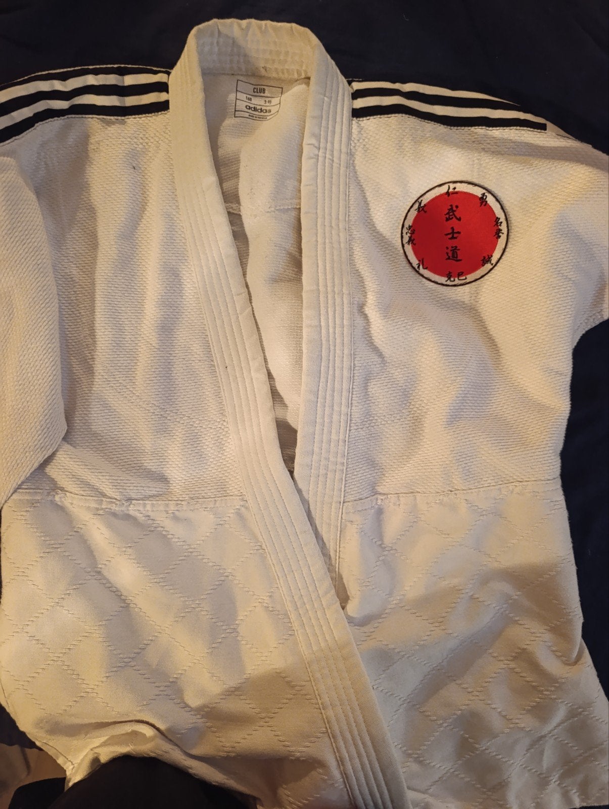judopak maat 160 adidas, Maat XS of kleiner, Ophalen of Verzenden, Gebruikt, Judo