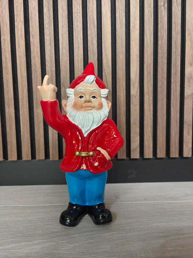 Kabouter F*ck you. Tuinkabouter. Middelvinger, Verzamelen, Ophalen of Verzenden, Nieuw, Laaf