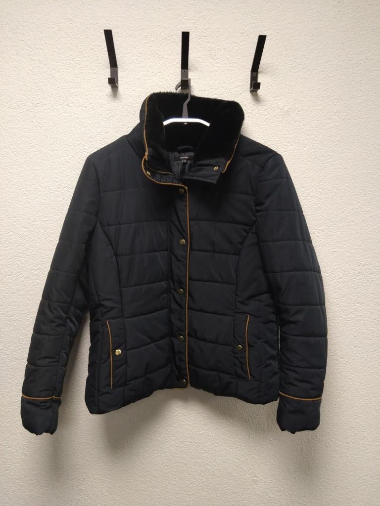 Promiss gewatteerde jas met teddy voering XXL, Promiss, Zwart, Maat 46/48 (XL) of groter, Ophalen of Verzenden