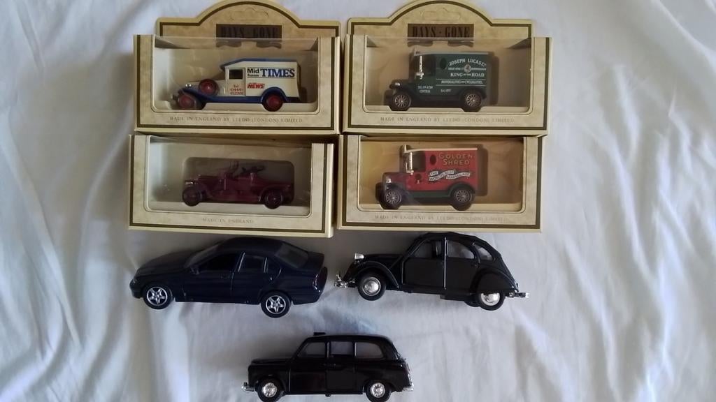 58 Stuks Prachtige Modelauto's 1:43 Lledo Days Gone,, Gebruikt, Auto, 1:32 tot 1:50, Ophalen