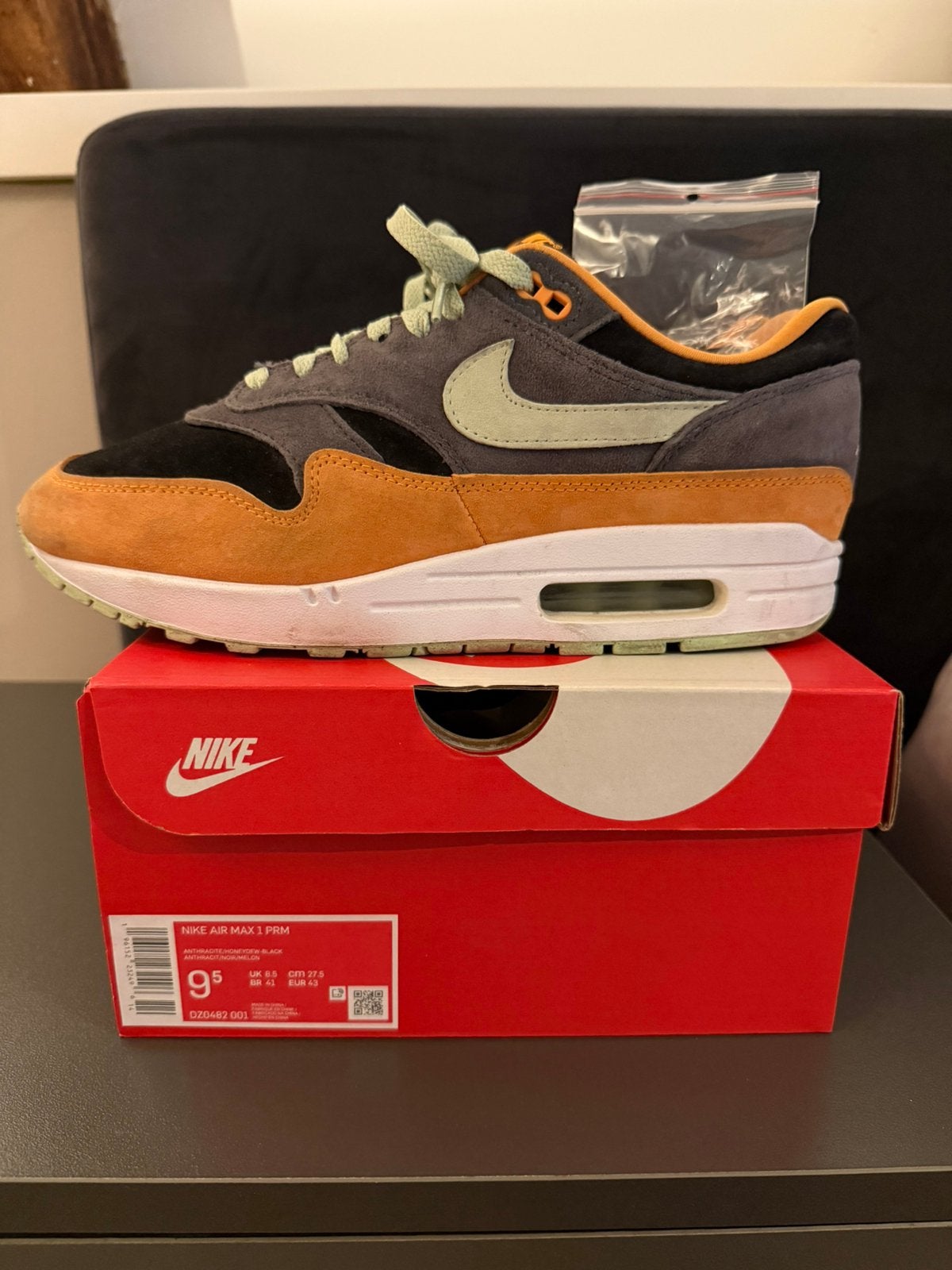 Nike Air Max 1 Ugly Duck EU43, Overige kleuren, Ophalen of Verzenden, Sneakers of Gympen, Zo goed als nieuw