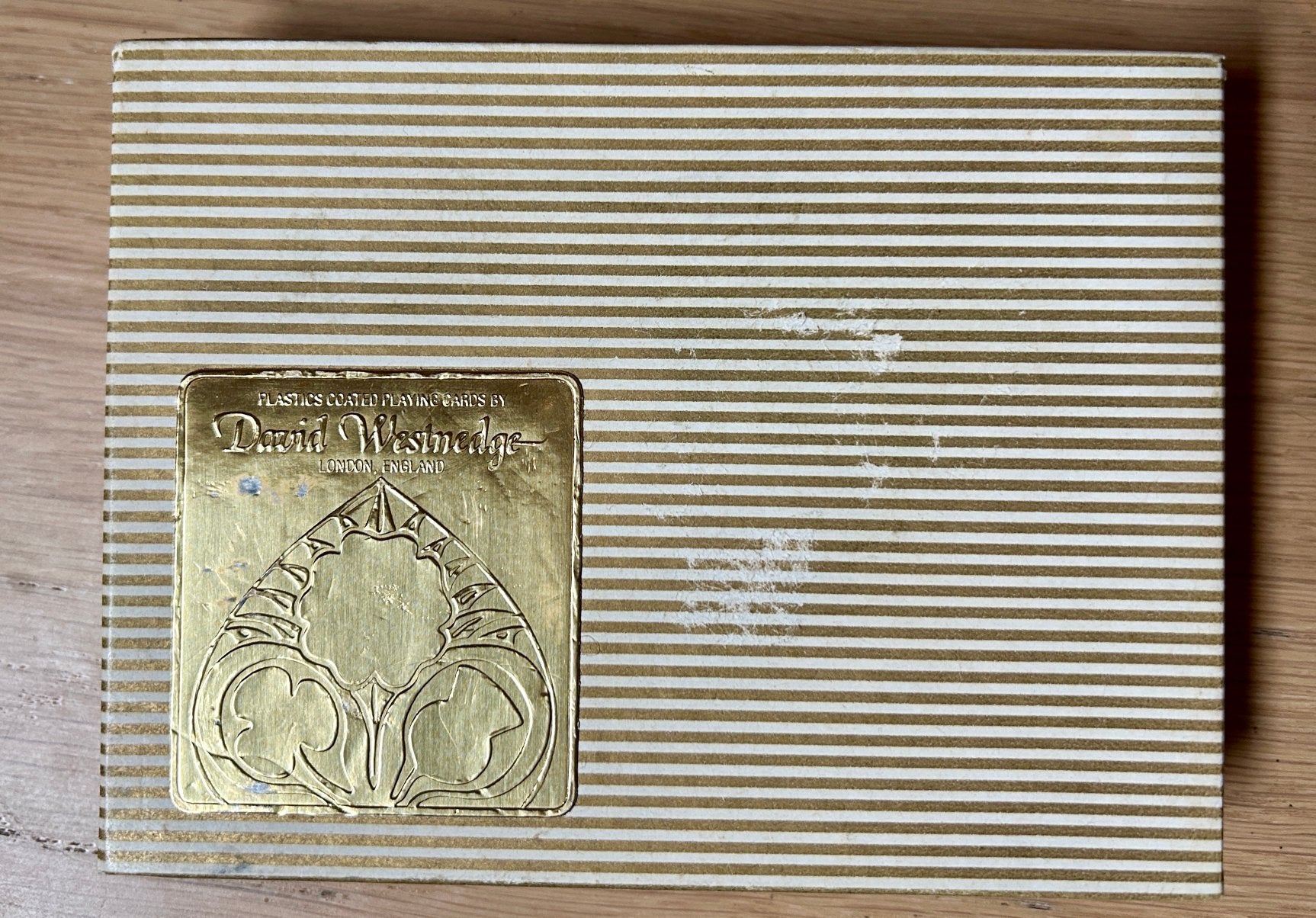 Vintage dubbelpak speelkaarten David Westnedge Londen, Ophalen of Verzenden, Zo goed als nieuw