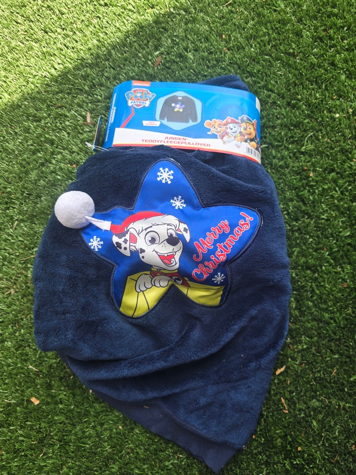 Paw Patrol Kersttrui Teddyfleece Jongens Maat 134/140 (D1), Trui of Vest, Nieuw, Ophalen of Verzenden, Nickelodeon Paw Patrol