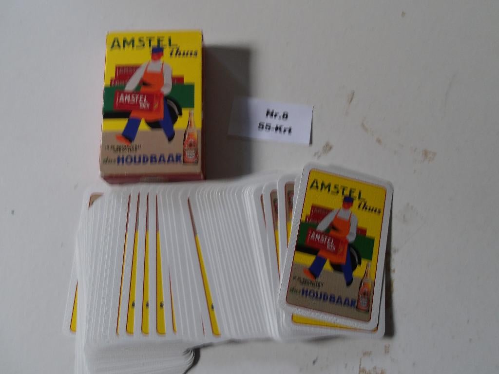 Amstel speelkaarten (nr.8)  55-krt, Ophalen of Verzenden, Nieuw, Overige typen, Amstel