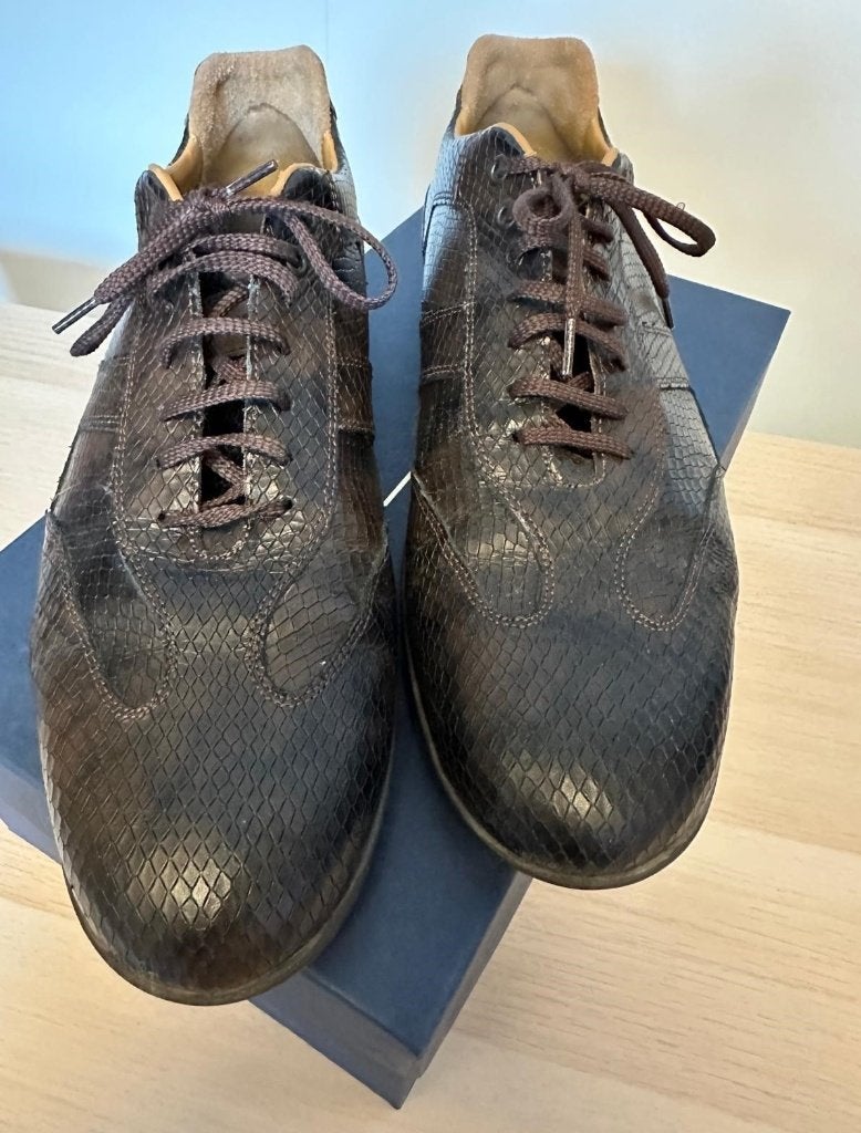 Van Bommel bruine lage schoenen maat 10 / 44.5, Kleding | Heren, Schoenen, Bruin, Verzenden, Zo goed als nieuw, Van Bommel