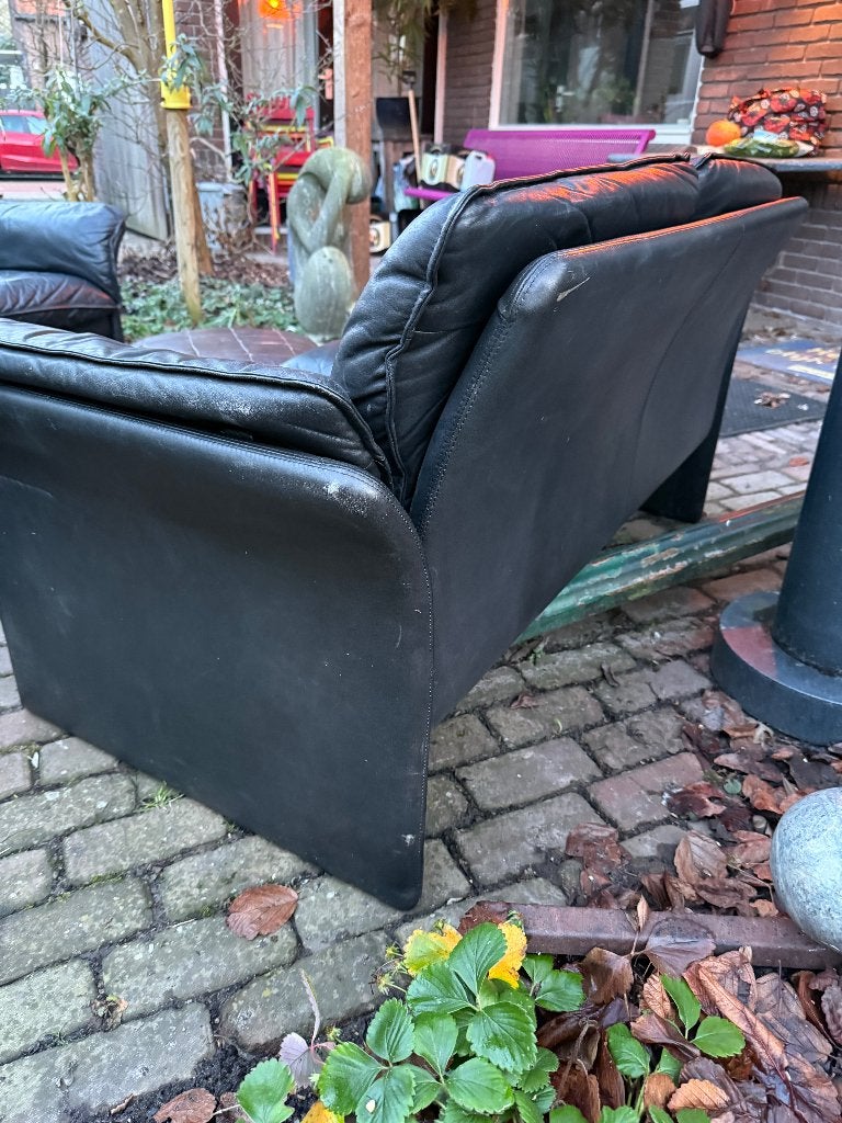 Seventies Leolux Zithoek Mancave retro vintage loungen, Minder dan 50 cm, Gebruikt, 75 tot 100 cm, Mancave Retro Vintage Sixties Seventies Brutalisme