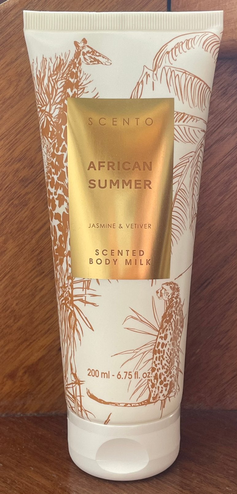 NIEUW - Scento African Summer Body Milk 200 ml, Ophalen of Verzenden, Nieuw, Bodylotion, Crème of Olie