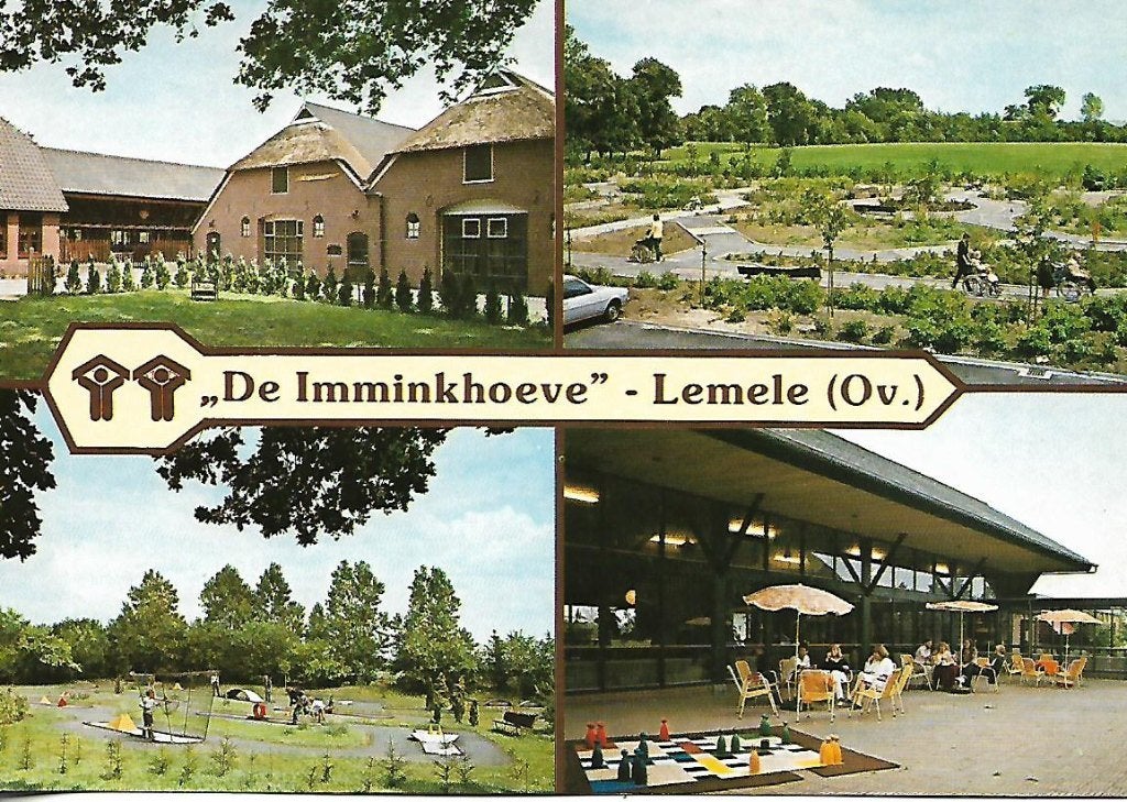 Lemele- -4-luik., Verzamelen, Ansichtkaarten | Nederland, Verzenden, 1980 tot heden, Ongelopen, Overijssel