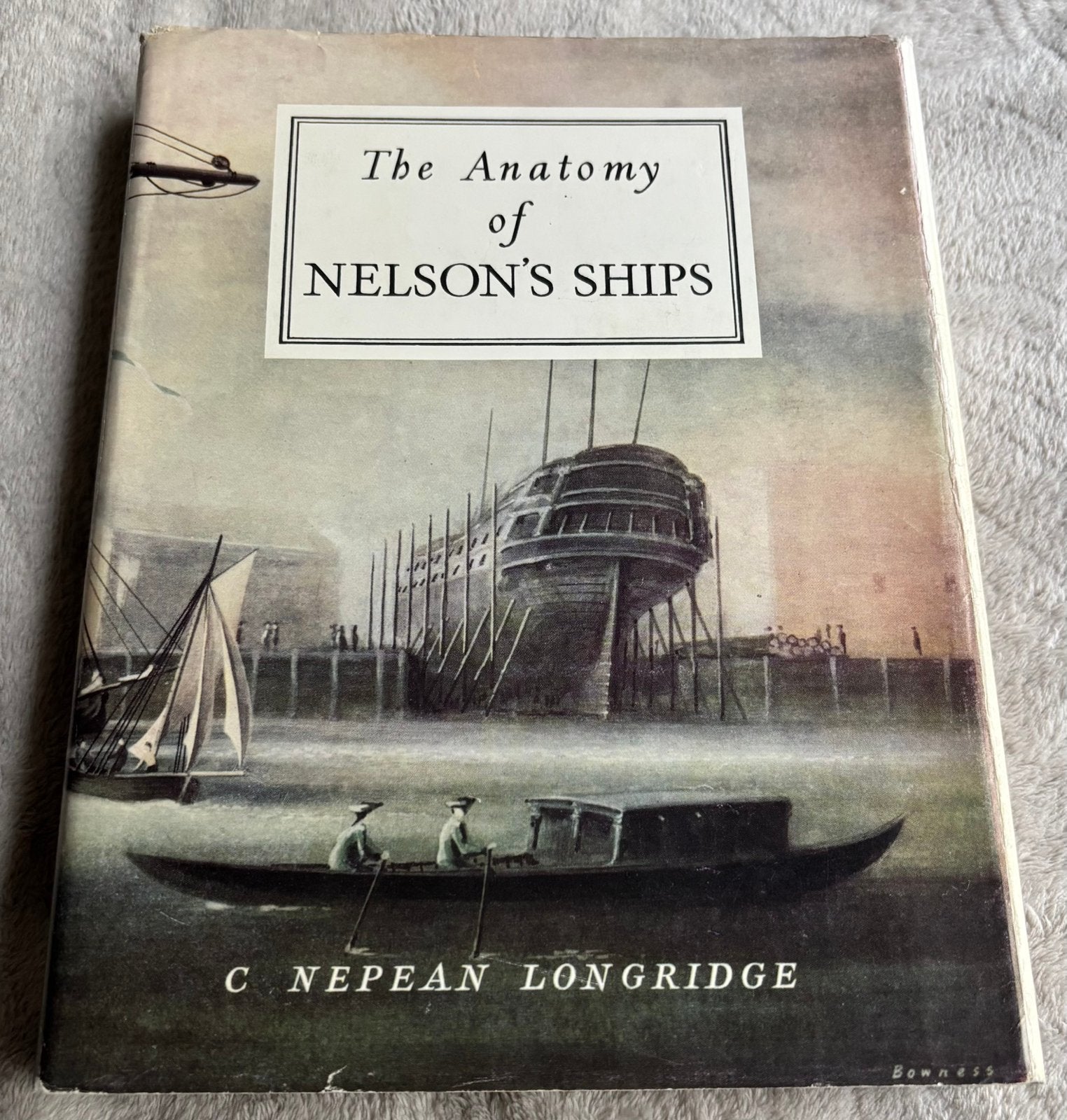 19e eeuwse scheepvaart HC boek:The Anatomy of Nelson’s Ships, Gelezen, Ophalen of Verzenden, Voor 1940, Overige onderwerpen