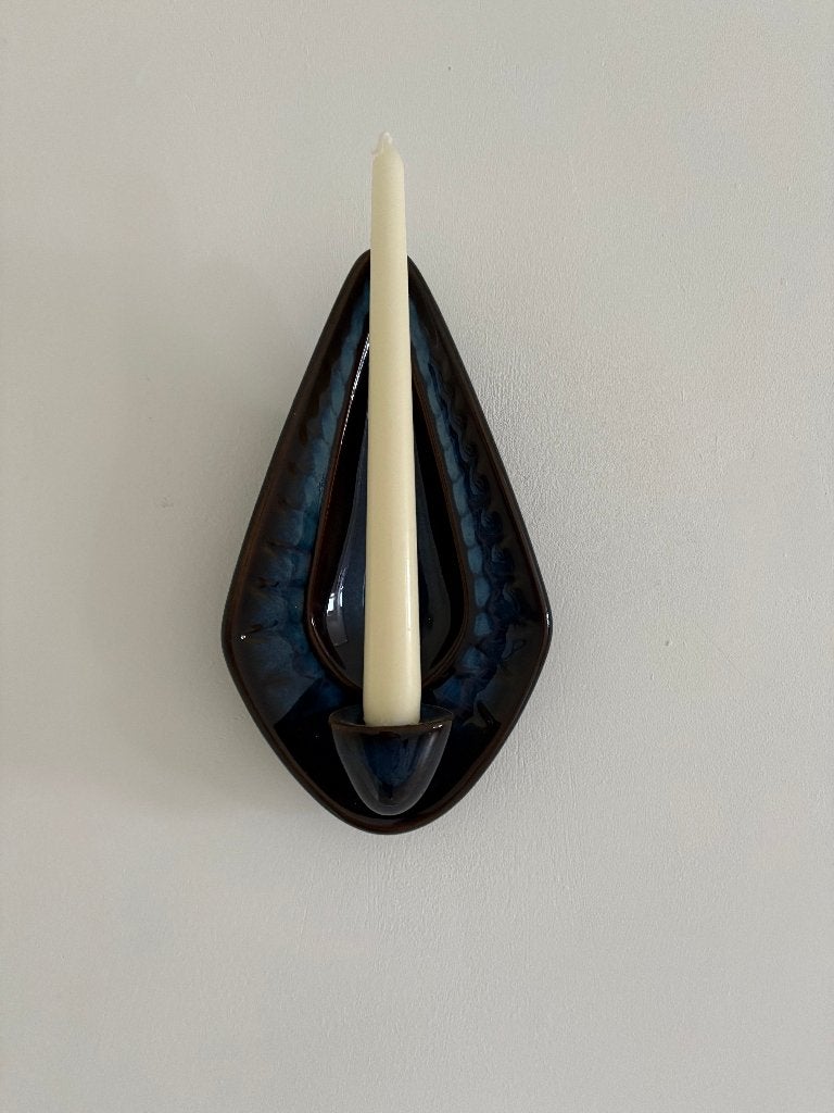 Vintage Deense Søholm Bornholm Keramiek Wandkandelaar (3351), Antiek en Kunst, Antiek | Keramiek en Aardewerk, Ophalen of Verzenden