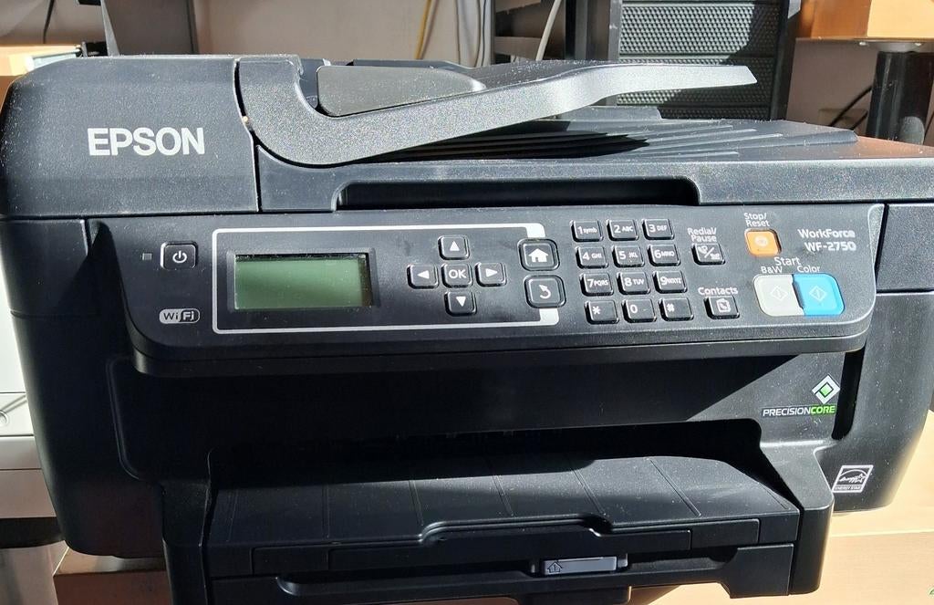 Epson Workforce WF-2750 All-in-One Printer, Computers en Software, Printers, Gebruikt, All-in-one, Inkjetprinter, Faxen, Kleur printen