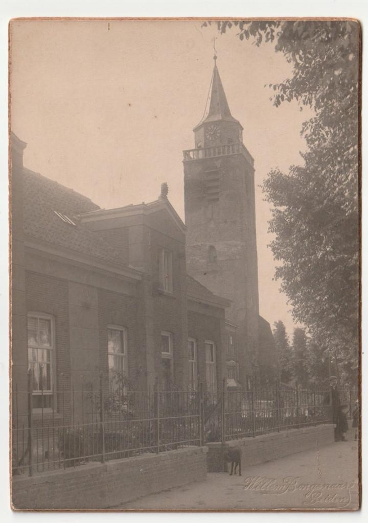 Grote / Laurentiuskerk Rijnsburg oude foto Willem Bongenaar, Gebruikt, Verzenden, Foto, Gebouw
