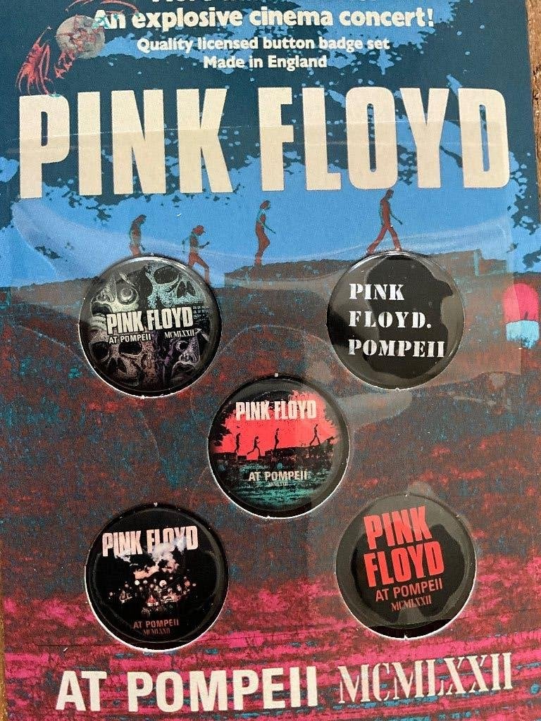 Live In Pompeii Pin/Buttons van Pink Floyd, Live In Pompeii Pin/Buttons van Pink Floyd, Nieuw, Ophalen of Verzenden, Emmen