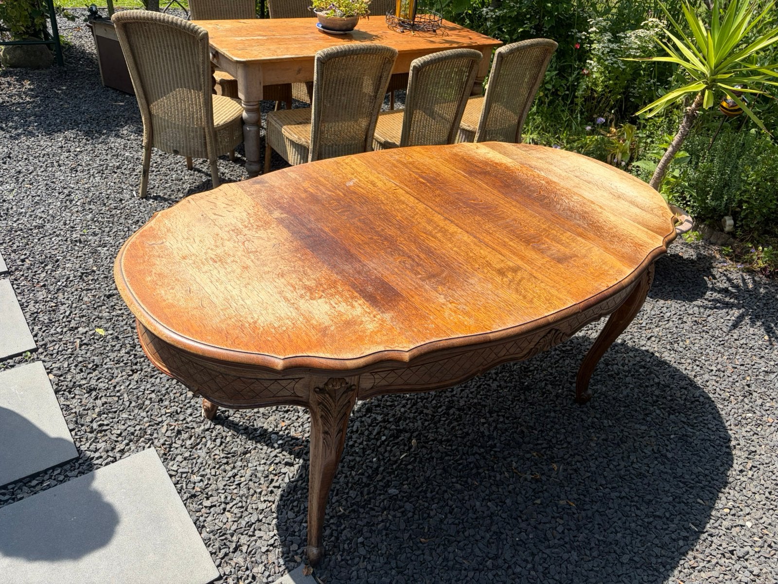 Barok antieke Tafel 1,80x1,00m, Ophalen