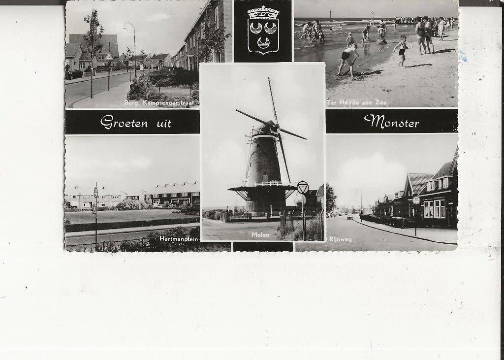 Monster Groeten uit 5-Luik met Molen, Ophalen of Verzenden, 1980 tot heden, Gelopen, Zuid-Holland