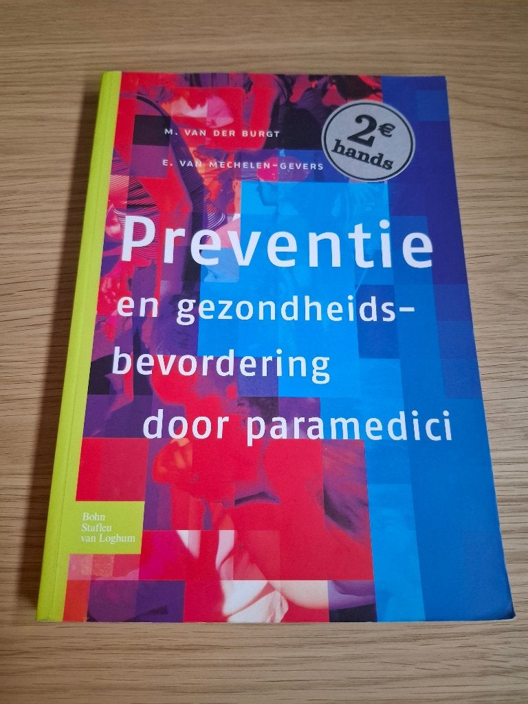 Preventie en gezondheidsbevordering door paramedici, HBO, Bohn Stafleu van Loghum, Beta, Ophalen