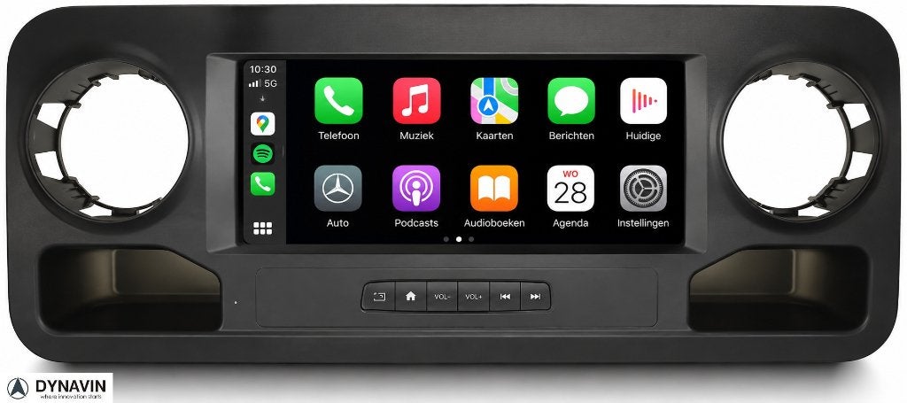 mercedes sprinter autoradio navigatie carplay android auto