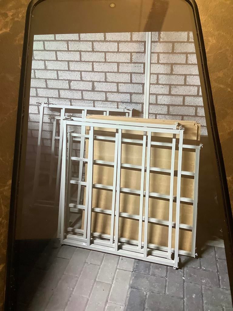 Stellingkast ijzer v overtoom zgan, Huis en Inrichting, Kasten | Stellingkasten, Ophalen of Verzenden, Zo goed als nieuw