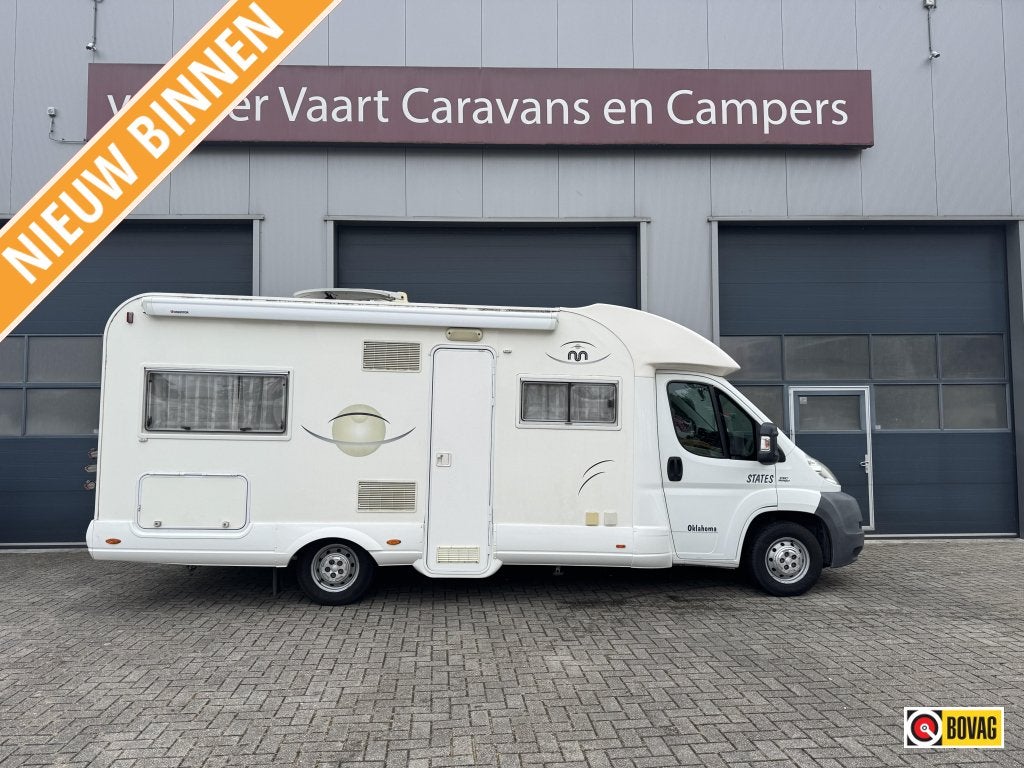 Miller Oklahoma States 700 Vier persoons camper, Fiat, Bedrijf, Luifel, Half-integraal