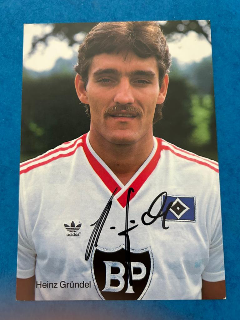 Heinz Gründel - Spelerskaart, Verzenden, Zo goed als nieuw, Buitenlandse clubs, Spelerskaart