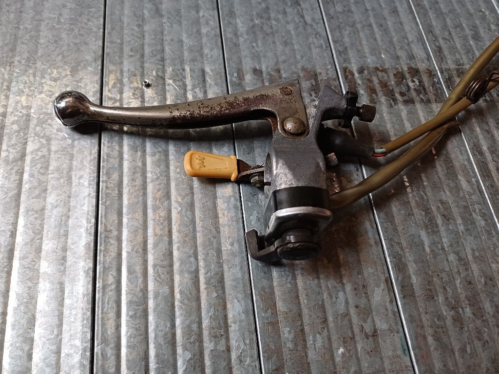 Mobylette linker stuur hendel met knipperlichten schakelaar, Ophalen of Verzenden, Gebruikt, Overige typen, Overige merken