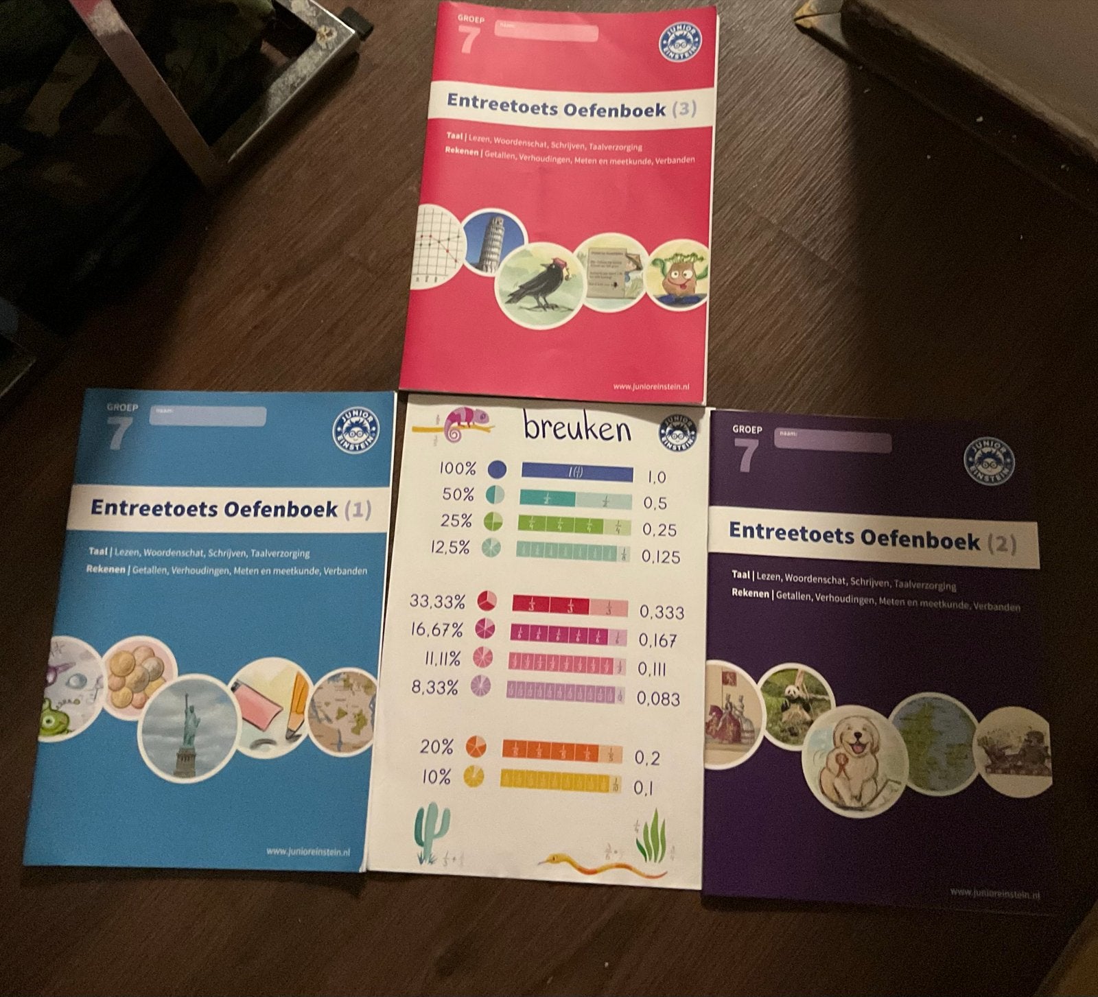 Entreetoets Oefenboeken Groep 7 (deel 1, 2, 3) - Nieuw, Verzenden, Nieuw, Overige niveaus, Nederlands