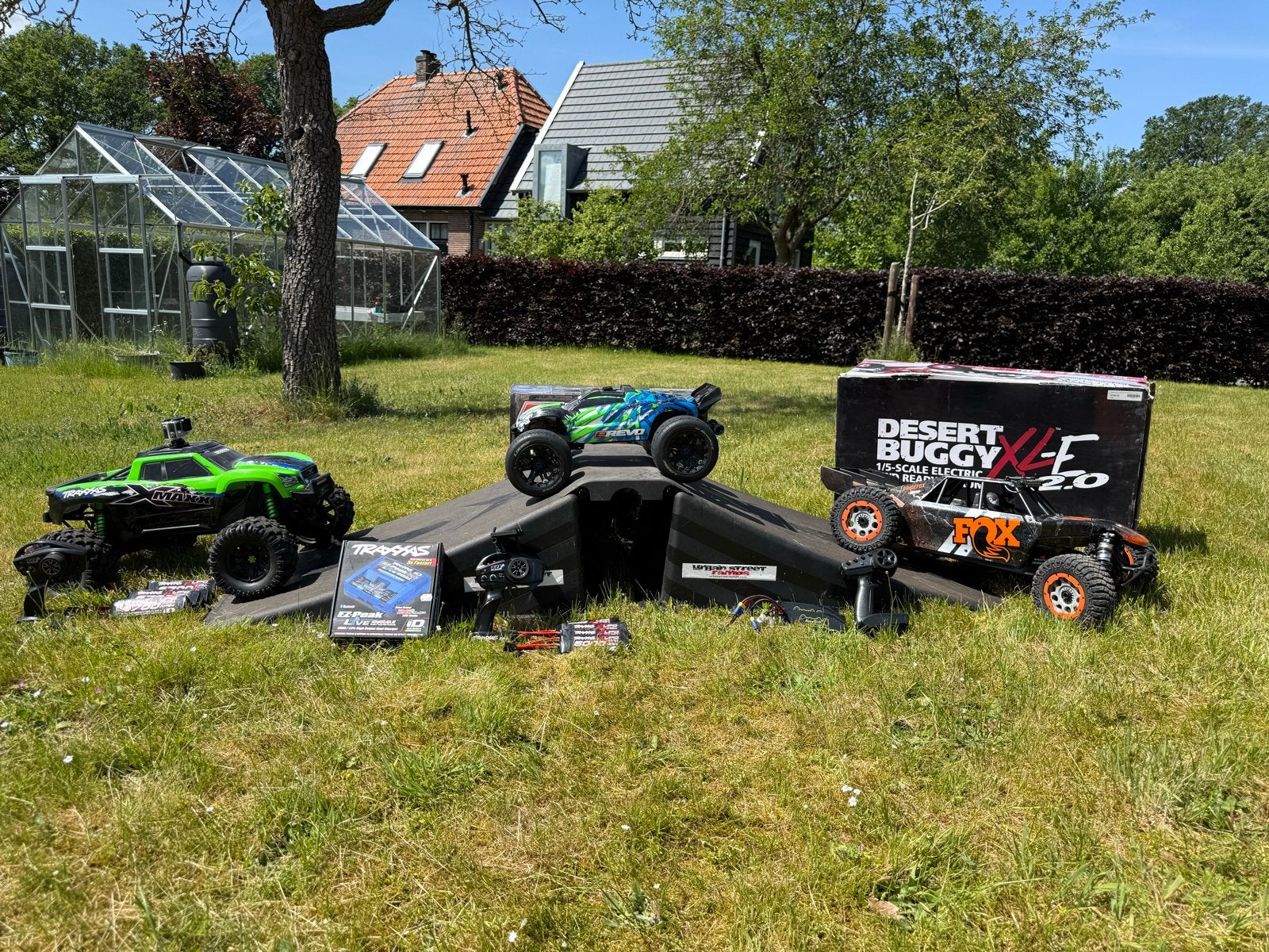 Traxxas X-Maxx 8S met LED, upgrades en extra Lipo's, Gebruikt, Auto offroad, RTR (Ready to Run), Overige schalen
