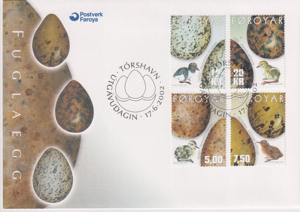 Faeröer 2002 Sa056 Vogeleieren Kuikens, Verzenden, Onbeschreven, Europa