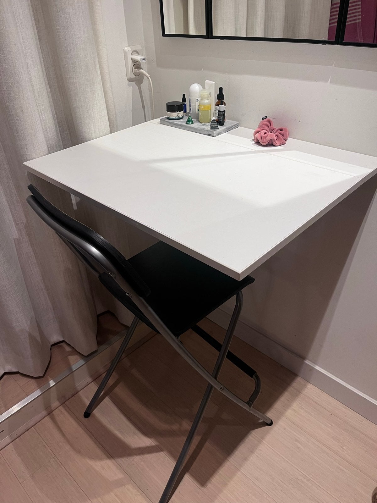 Ikea klaptafel incl. hoge stoel, Huis en Inrichting, Ophalen, Gebruikt, Tot twee personen, 50 tot 100 cm