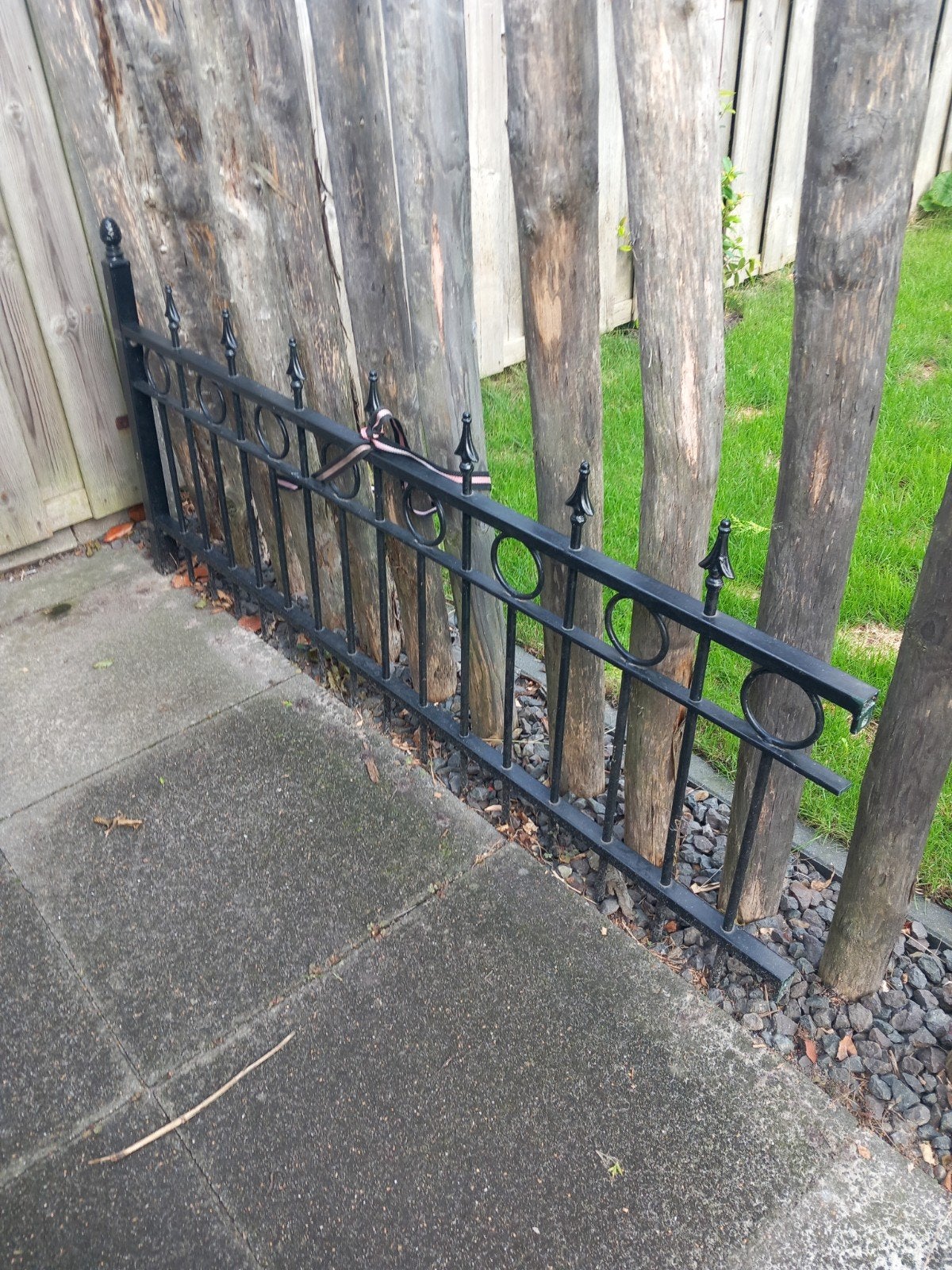 gietijzeren sier hekwerk, Tuin en Terras, Ophalen, Gebruikt, IJzer, Sierhekwerk