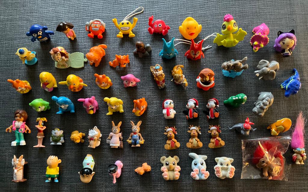 Ferrero verrassingseieren Dieren  Figuurtjes, Verzamelen, Verrassingseieren, Ophalen, Zo goed als nieuw, Hardplasticfiguren