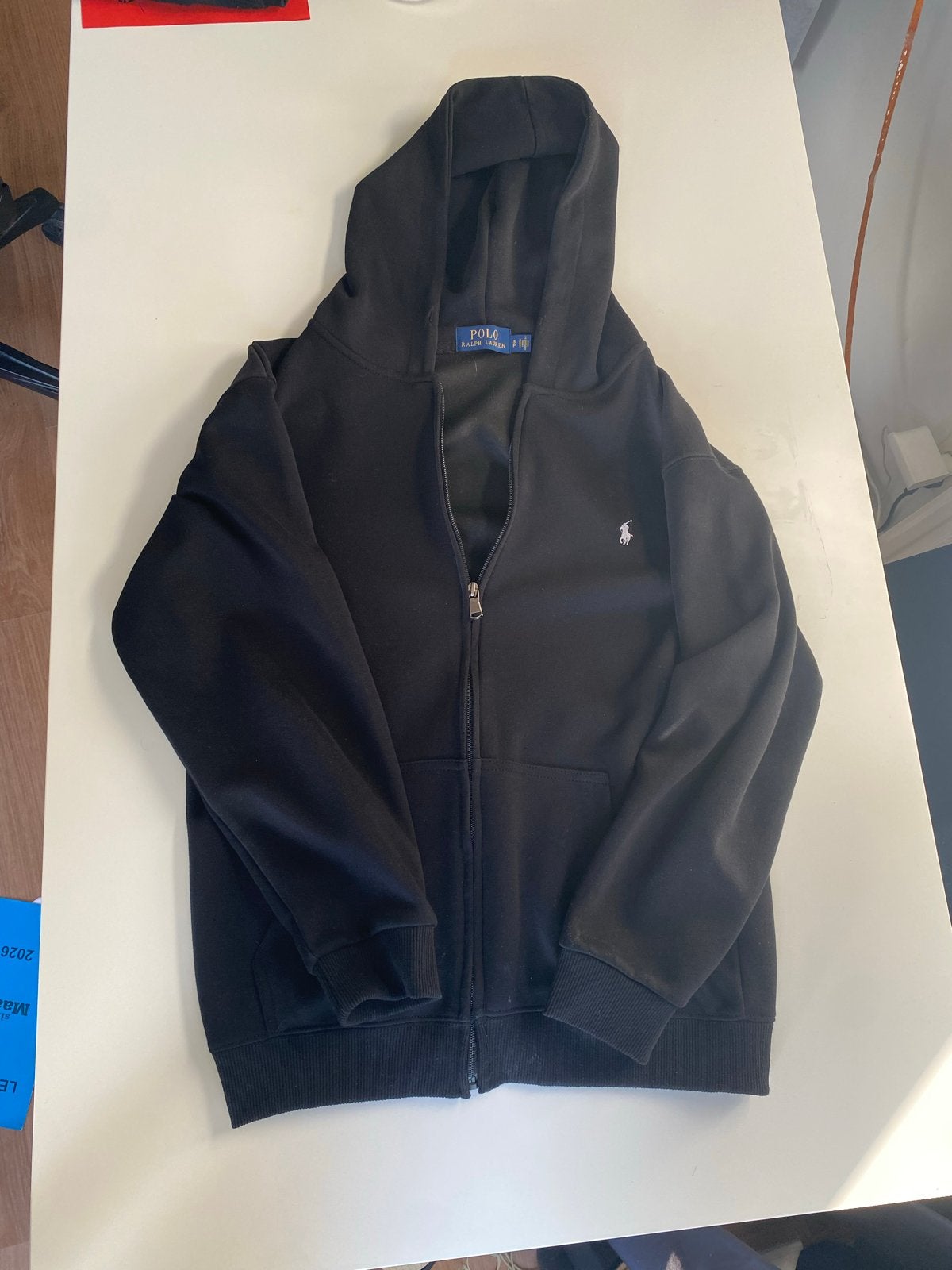 Zwarte Ralph Lauren Hoodie Maat S, Ophalen of Verzenden, Zo goed als nieuw, Maat 46 (S) of kleiner, Zwart