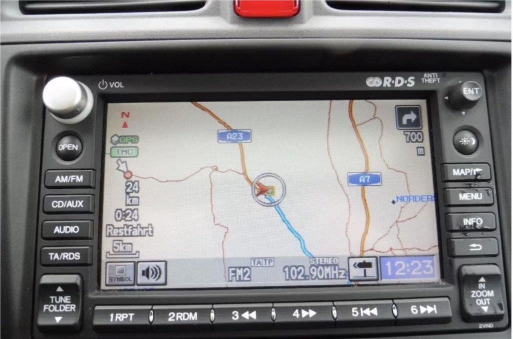 Honda Navigatie Europa 2018, oost west, Verzenden, Zo goed als nieuw, Landkaarten