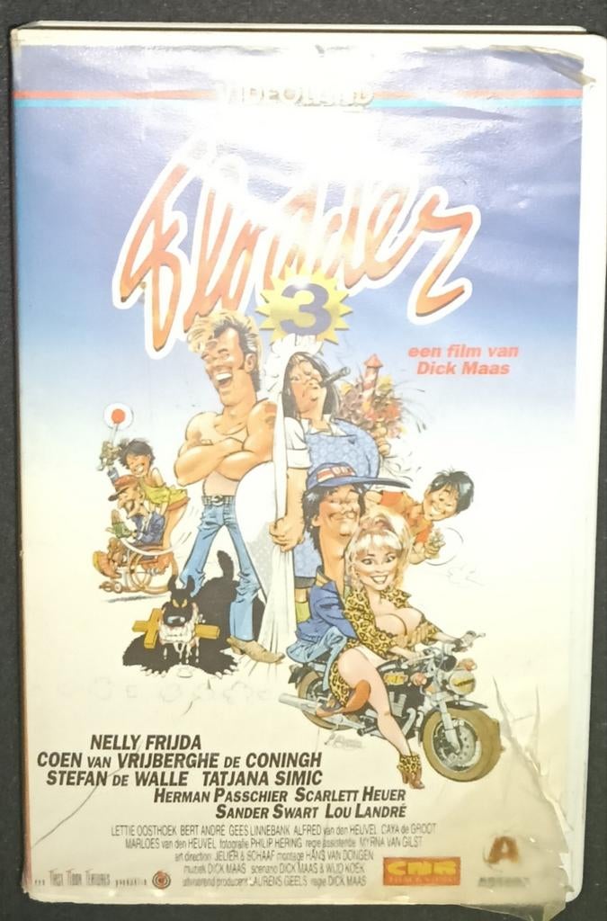 Flodder 3 ex-rental VHS, Vanaf 16 jaar, Ophalen of Verzenden, Gebruikt, Horror