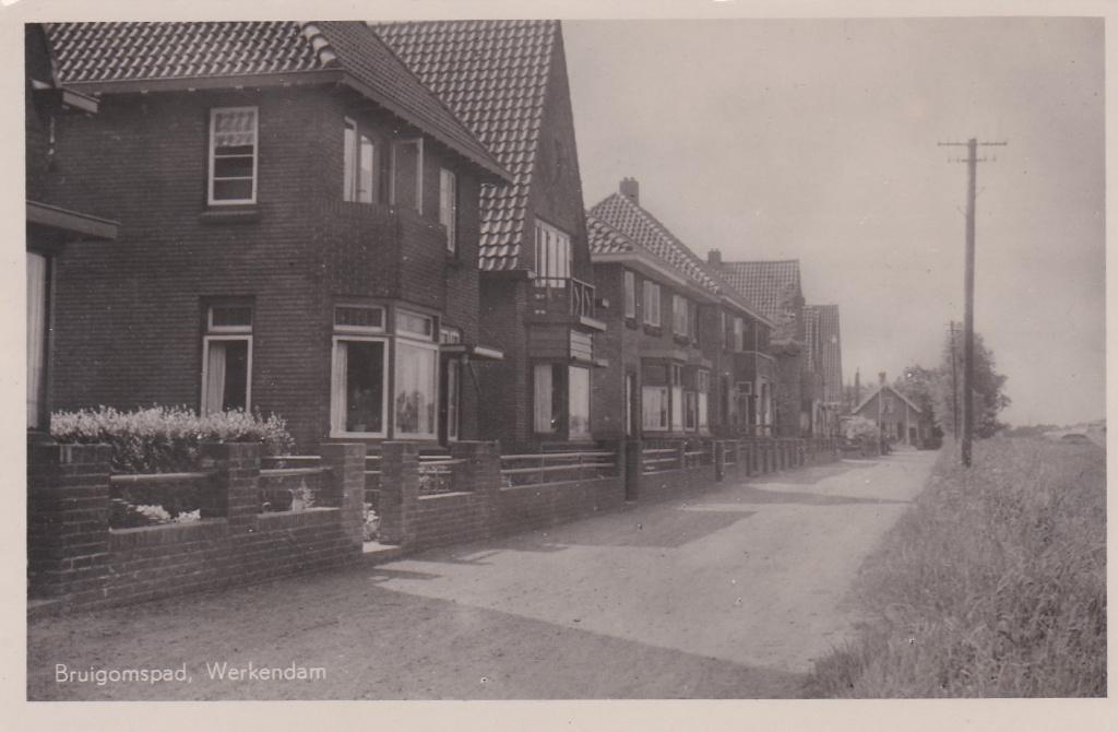 GA1409 Werkendam Bruigomspad Almkerk Sliedrecht Sleeuwijk, Verzenden, 1940 tot 1960, Ongelopen, Noord-Brabant