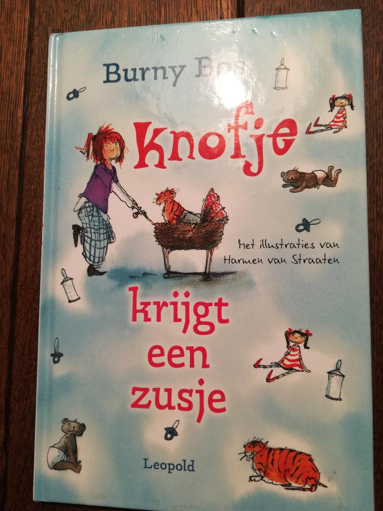 Knofje krijgt een zusje - Burny Bos, Boeken, Fictie algemeen, Ophalen of Verzenden, Zo goed als nieuw, 4 jaar