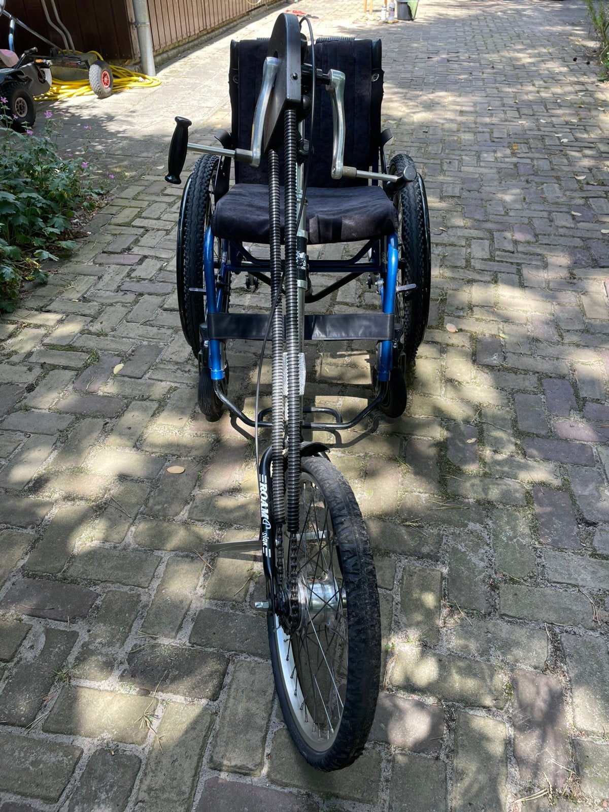 Rolstoel met loskoppelbare handbike, Diversen, Rolstoelen, Gebruikt, Handbewogen rolstoel, Ophalen