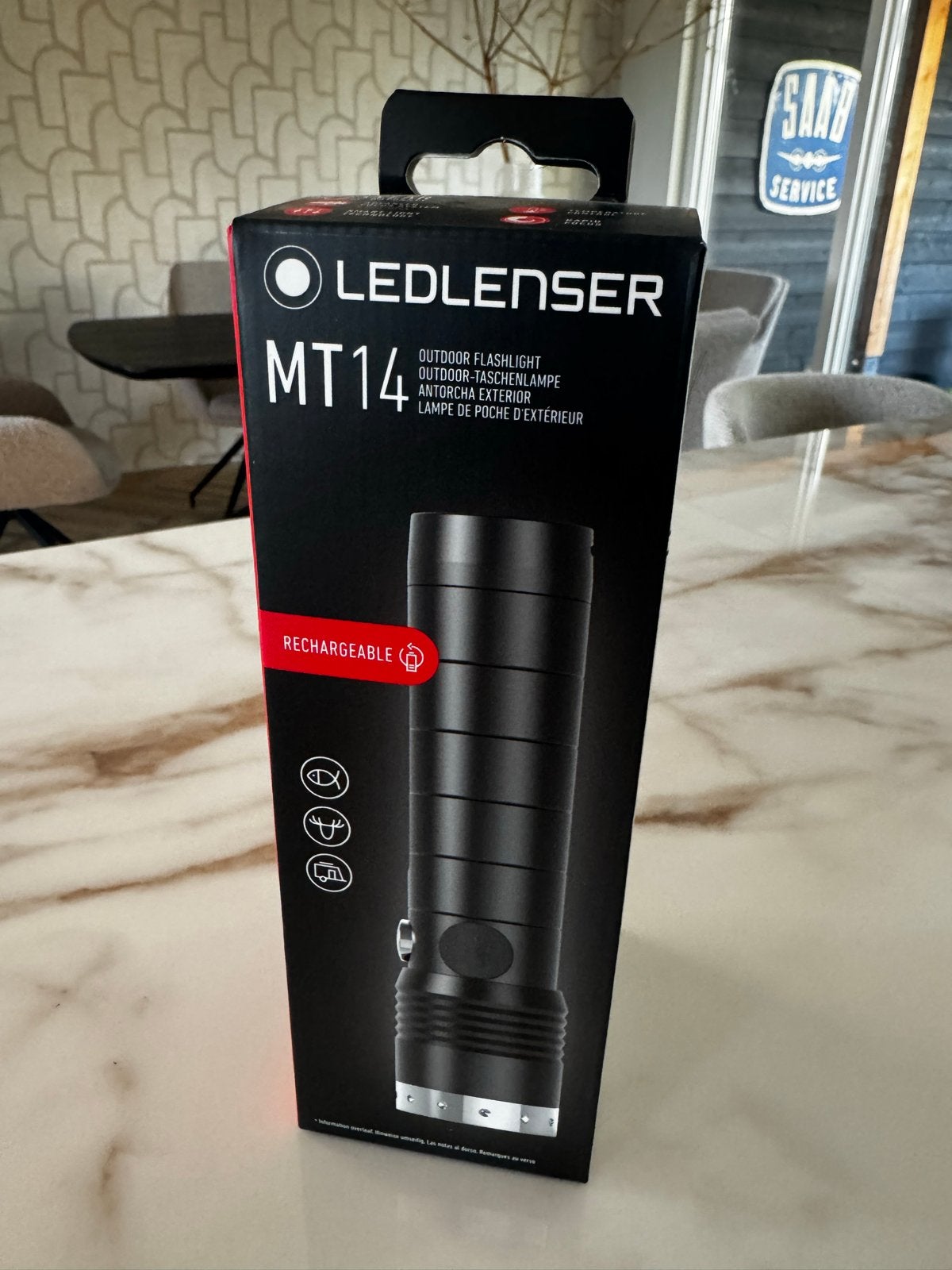 Ledlenser MT14 Zaklamp - Nieuw in doos, Caravans en Kamperen, Ophalen, Nieuw, Accu