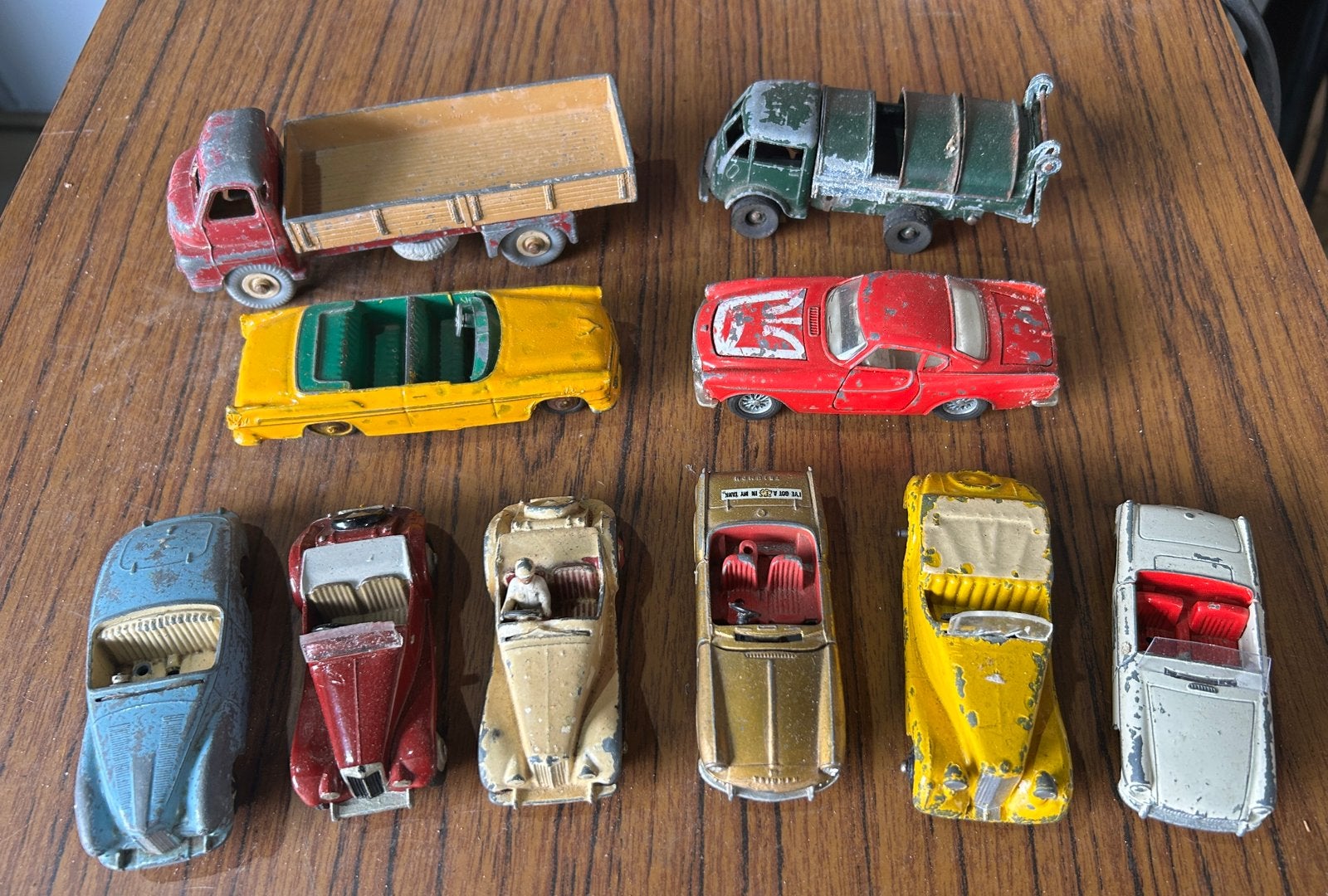Tien Dinkeys, Verzenden, Gebruikt, Auto, Dinky Toys