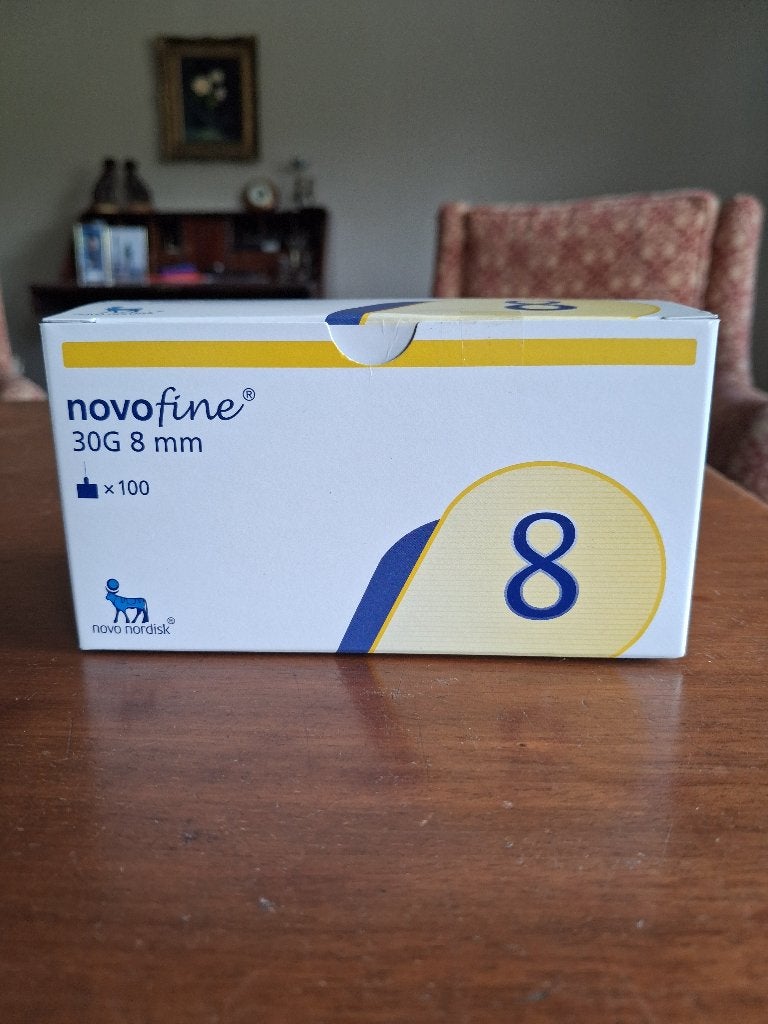 NovoFine Pennaalden 30G 8mm Novo Nordisk, Ophalen of Verzenden, Nieuw