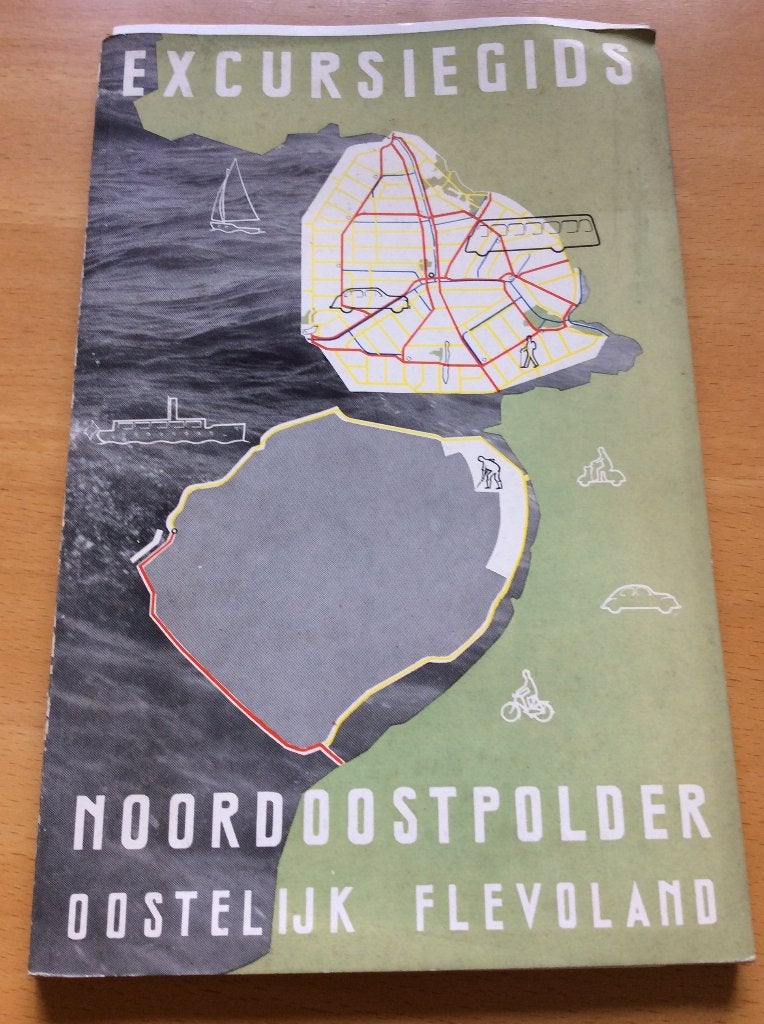 Excursiegids NOpolder Oostelijk Flevoland met kaarten 1956, Boeken, Ophalen of Verzenden, Catalogus, Onbekend, Gelezen
