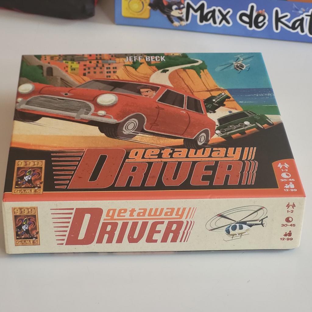 Getaway Driver Bordspel - Spannende Achtervolging, Een of twee spelers, Ophalen of Verzenden, Zo goed als nieuw, 999 Games